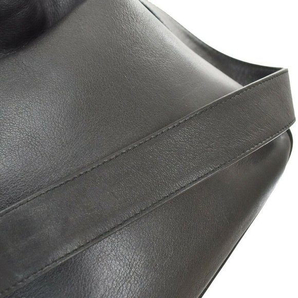 Auth Gucci Bamboo 2Way Hand Bag Black #34238G14B - Picture 8 of 10